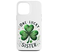Custodia per iPhone 13 Pro Max Shamrock Saint Irish Patrick Clover Sister Lucky Holiday