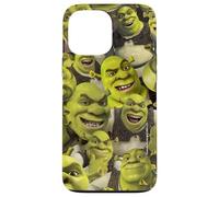 Custodia per iPhone 13 Pro Max Shrek Cool Epic All Shrek Faces Collage Logo