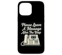 Custodia per iPhone 13 Pro Max Si prega di lasciare un messaggio dopo il segnale acustico 1980s Retro Answering
