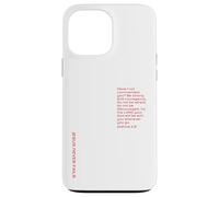 Custodia per iPhone 13 Pro Max Sii forte e coraggioso, Giosuè 1, cristiano, festa del papà