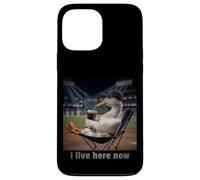 Custodia per iPhone 13 Pro Max Silly Goose Io vivo qui ora Baseball Mamma