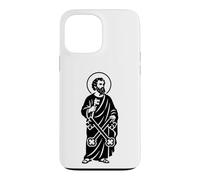Custodia per iPhone 13 Pro Max Simbolo cattolico di San Simone Pietro