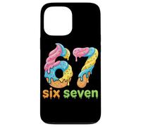 Custodia per iPhone 13 Pro Max Six Seven 67 Number Ice Cream Drip Meme 6 7 Kids boys Girls