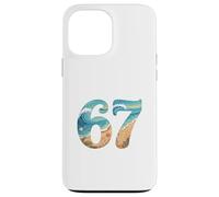Custodia per iPhone 13 Pro Max Six SSix Seven Beach Summer Waves Fun Ragazze Bambini Uomo