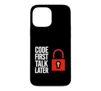 Custodia per iPhone 13 Pro Max Software Developer Code First Talk Later