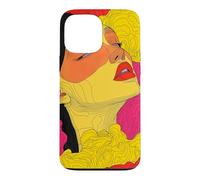 Custodia per iPhone 13 Pro Max Sogno a Colori - Volto Surreale e Onde Astratte