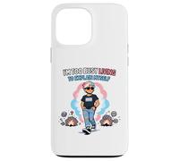 Custodia per iPhone 13 Pro Max SONO TROPPO OCCUPATO VIVERE PER SPIEGARMI Trans Pride