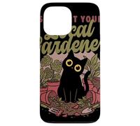 Custodia per iPhone 13 Pro Max Sostieni il tuo gatto amante delle piante botaniche del giardiniere locale