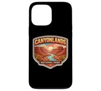 Custodia per iPhone 13 Pro Max Souvenir del Parco Nazionale delle Canyonlands Utah Memorabilia Escursionista