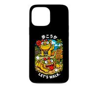 Custodia per iPhone 13 Pro Max Souvenir kawaii kawaii kanji giapponese Shisa Beach Path di Okinawa