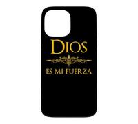 Custodia per iPhone 13 Pro Max Spagnolo, Espanol Design religioso Dios es mi Fuerza