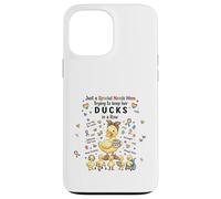 Custodia per iPhone 13 Pro Max Special Needs Mom Autism Caregivers Cute Mama Duck