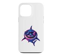 Custodia per iPhone 13 Pro Max Squalo con occhiali da sole - Shark Lover Ocean Marine Biology
