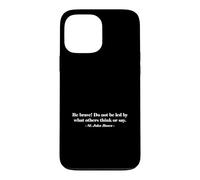 Custodia per iPhone 13 Pro Max Stampa "Do Not Be Led by What Others Think St. John Bosco"
