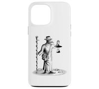 Custodia per iPhone 13 Pro Max Steampunk Peste Pestilenza Tarocchi Vintage Horror