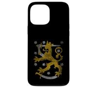Custodia per iPhone 13 Pro Max Stemma Finlandia Finlandia Bandiera Finlandese Vintage Distressed