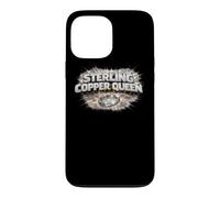Custodia per iPhone 13 Pro Max Sterling Copper Queen creare gioielli con avvolgimento di