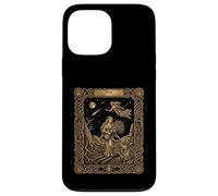 Custodia per iPhone 13 Pro Max Stile carta dei tarocchi dell'oroscopo dello zodiaco della Vergine
