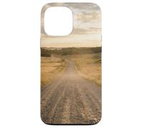 Custodia per iPhone 13 Pro Max Strada di ghiaia rurale Campagna Scenic Winding Path