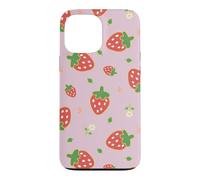 Custodia per iPhone 13 Pro Max Strawberry Floral Garden Cottagecore Aesthetic