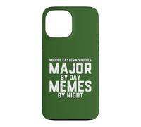 Custodia per iPhone 13 Pro Max Studi mediorientali importanti di giorno Memes Night Vicino Oriente