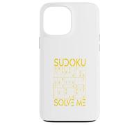 Custodia per iPhone 13 Pro Max Sudoku Solve Me Puzzle Logica Sport di pensiero Puzzle