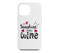 Custodia per iPhone 13 Pro Max Sunshine & Wine Book Club Merch,Read Between the Wines Women