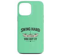 Custodia per iPhone 13 Pro Max Swing Hard In Case You Hit It More Holes Golf Meme