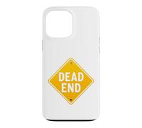 Custodia per iPhone 13 Pro Max T-shirt grafica vintage con segnale stradale con scritta "Dead En"