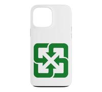 Custodia per iPhone 13 Pro Max Taiwan Riciclaggio Logo Giornata della Terra Riciclare Ambiente Ecologia