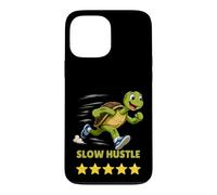 Custodia per iPhone 13 Pro Max Tartaruga in esecuzione Slow Hustle 5 stelle