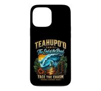 Custodia per iPhone 13 Pro Max Teahupo'o Tahiti Nui Polynesia Cavalca la leggenda Surf Addicted