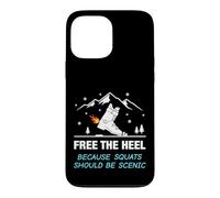 Custodia per iPhone 13 Pro Max Telemark Skiing Squats Should Be Scenic