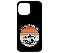Custodia per iPhone 13 Pro Max Tenda There Done Haking Retro Tramonto Montagna Campeggio All'aperto