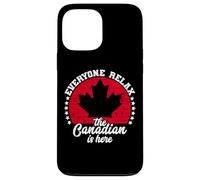 Custodia per iPhone 13 Pro Max The Canadian Is Here Canada Flag Vintage Symbol Home Pride
