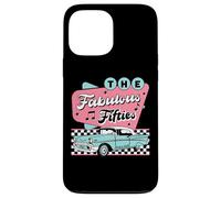 Custodia per iPhone 13 Pro Max The Fifties 1950s Car Music Checkerboard Rockabilly Sock Hop
