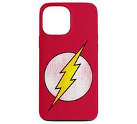 Custodia per iPhone 13 Pro Max The Flash Logo Distressed White & Yellow
