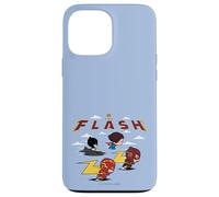 Custodia per iPhone 13 Pro Max The Flash Movie Batman Supergirl Chibi in the Sky