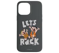 Custodia per iPhone 13 Pro Max The Flintstones Fred Barney Let's Rock