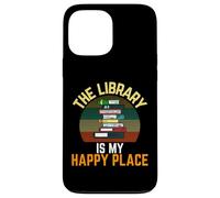 Custodia per iPhone 13 Pro Max The Library Is My Happy Place - Lettore vintage per bibliotecari retrò