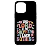 Custodia per iPhone 13 Pro Max The Lord Is My Shepherd I Lack Nothing Church Strength -