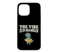Custodia per iPhone 13 Pro Max The Vibe is in Shambles Dinosaur Mental Health Awareness
