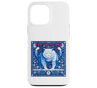Custodia per iPhone 13 Pro Max The Yule Cat Islandic Christmas Legend Dark Folklore Design