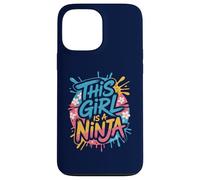 Custodia per iPhone 13 Pro Max This Girl Is a Ninja Funny Birthday Party Ninja Warrior Kid