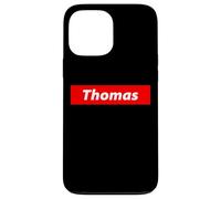 Custodia per iPhone 13 Pro Max Thomas Logo Gift or Costume For Boys and Men Named Tom