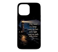 Custodia per iPhone 13 Pro Max Thy Word is a Lamp unto My Feet - Psalm 119:10 Faith Verse