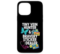 Custodia per iPhone 13 Pro Max Tiny Vein Hunter Bravery Sticker Dealer Pediatric Nurse