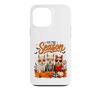 Custodia per iPhone 13 Pro Max Tis The Season Halloween Llama Pumpkin Costume