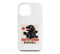 Custodia per iPhone 13 Pro Max Tokyo Giappone Lucky Cat Monster