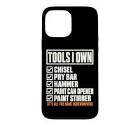 Custodia per iPhone 13 Pro Max Tools I Own Funny Screwdriver Woodworker DIY Handyman List